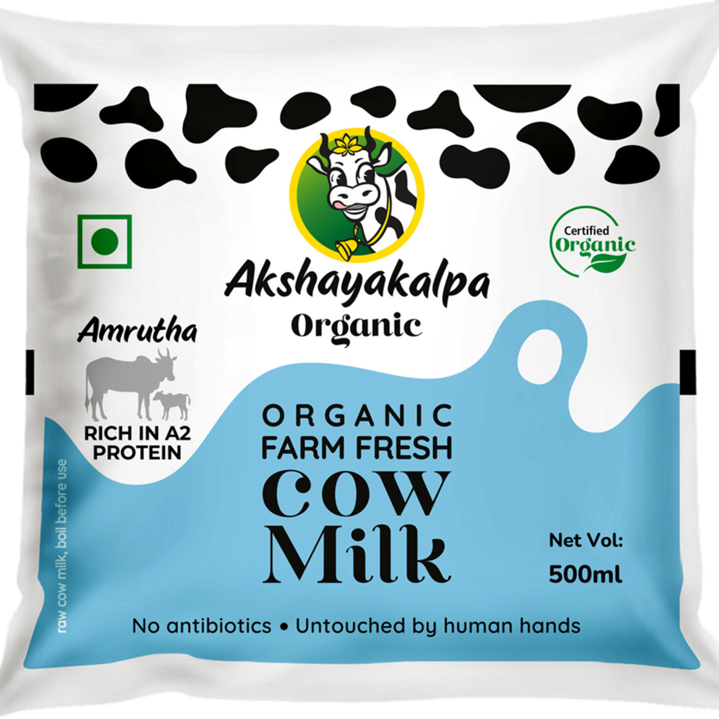 Akshayakalpa Farm Fresh A2 Cow Milk