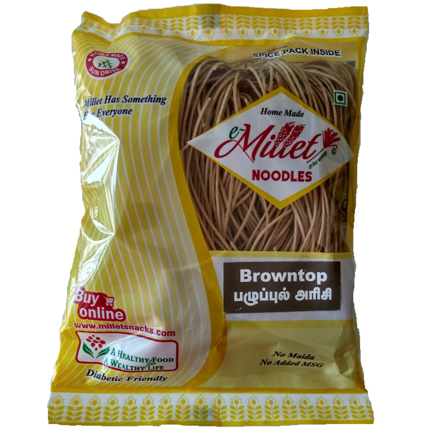 Browntop Millet Noodles