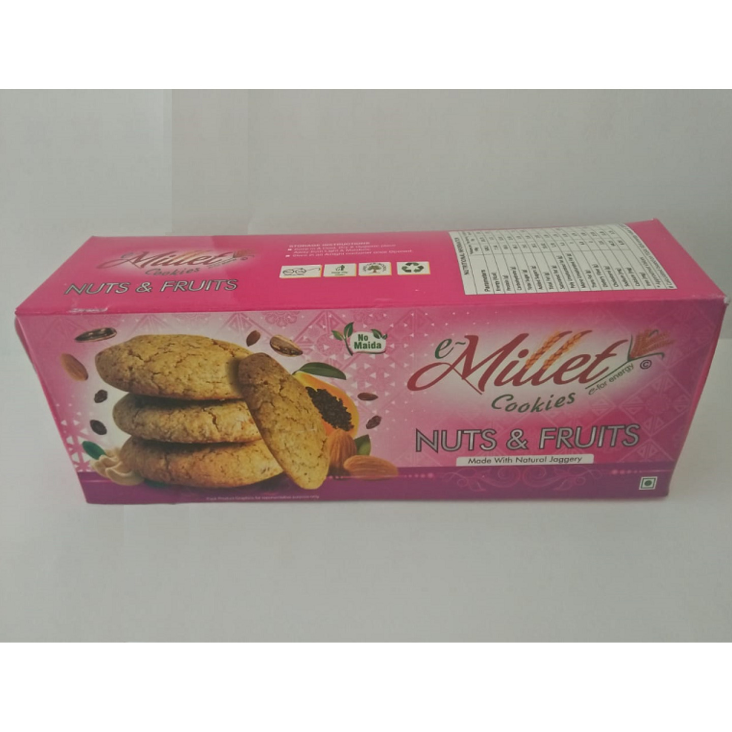 Fruits & Nuts millet cookies - 80gms