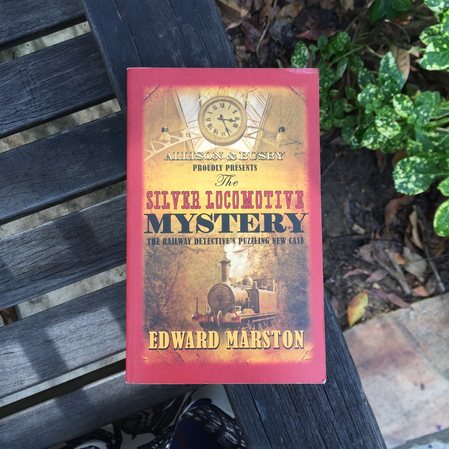 The Silver Locomotive Mystery by Edward Marston [Paperback]