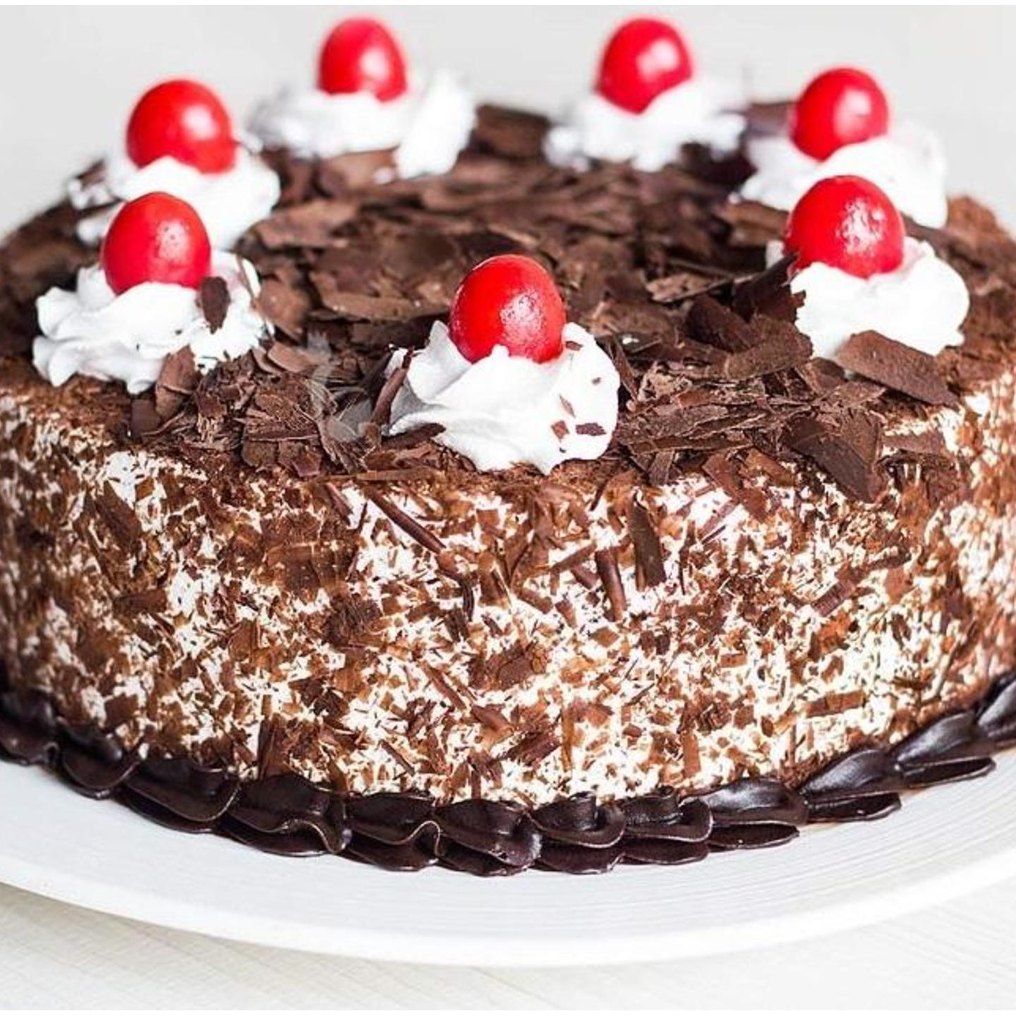 1/2 Kg, Black Forest Cake, Free Delivery