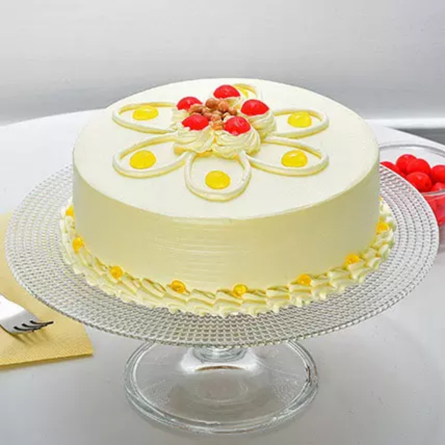 1/2 Kg, Butter Scotch Cake, Free Delivery