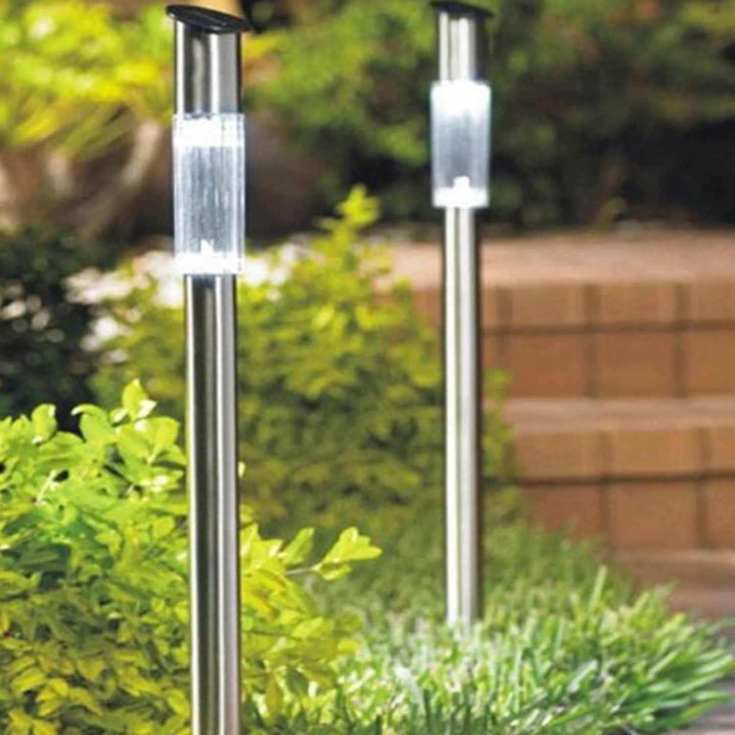 Solar Power Oblique Torch Lawn LED Lamp Garden Decoration Lights