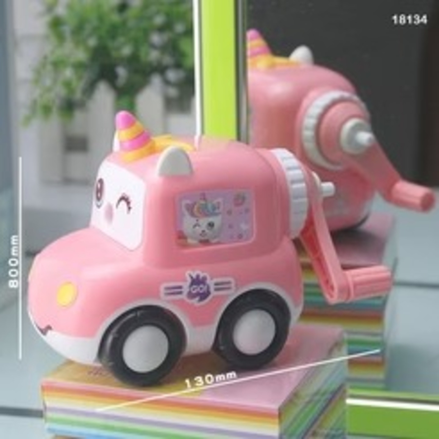 Set of 2 Car Shape Manual Pencil Sharpener