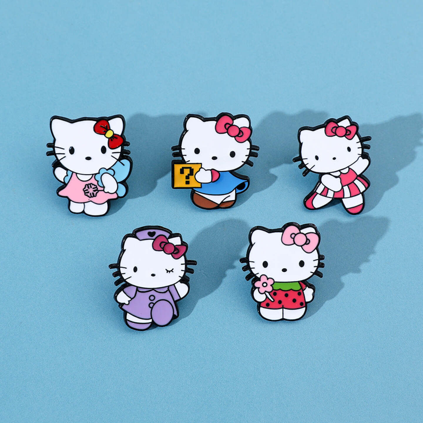 set of 10 DBZ Brooch Badge label pin