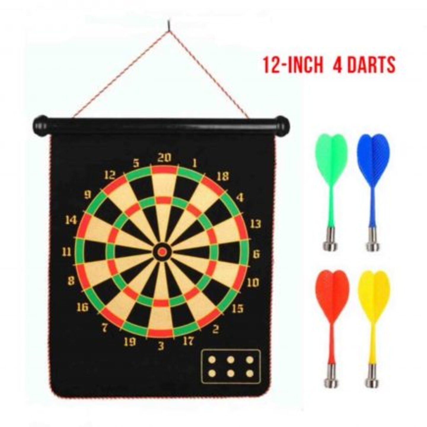 Small 12inch Dart Game With 4 Darts