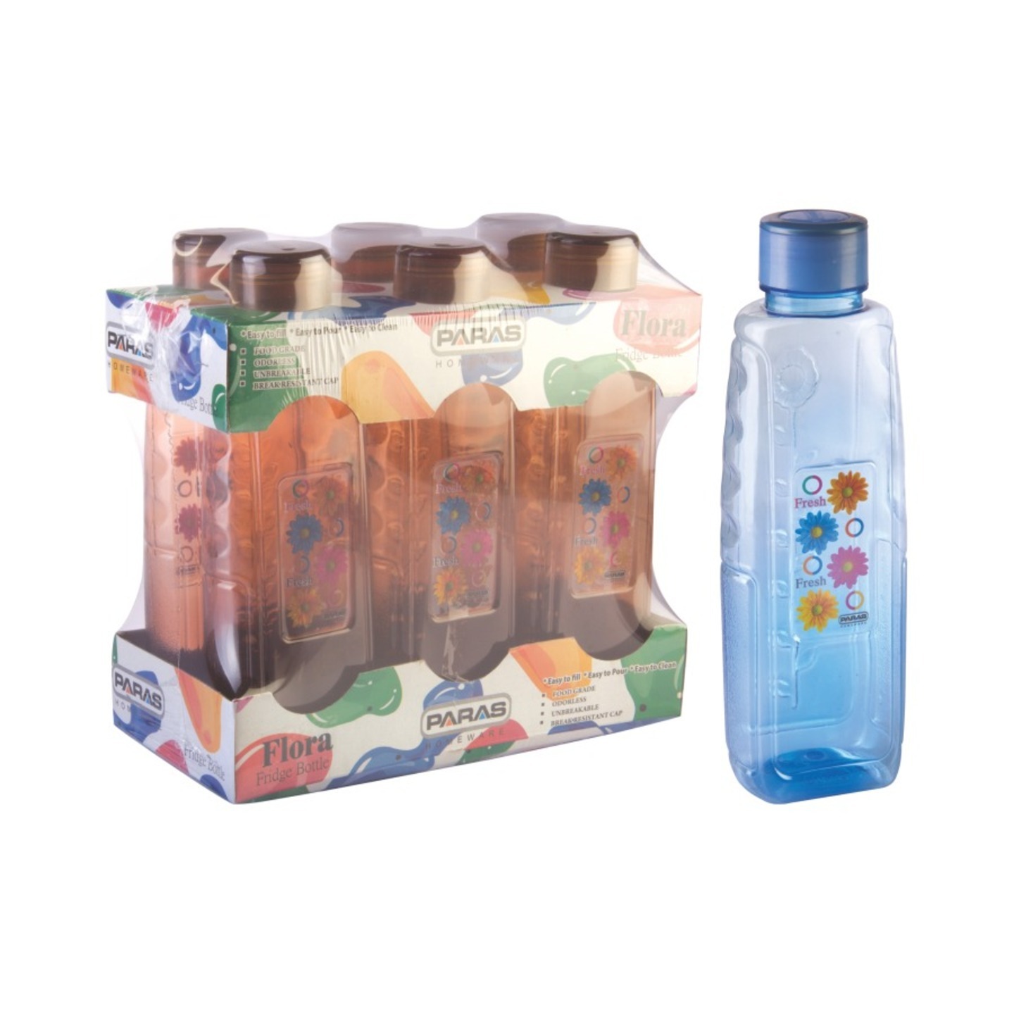 PARAS FLORA PACK OF 12PCS FRIDGE BOTTLE