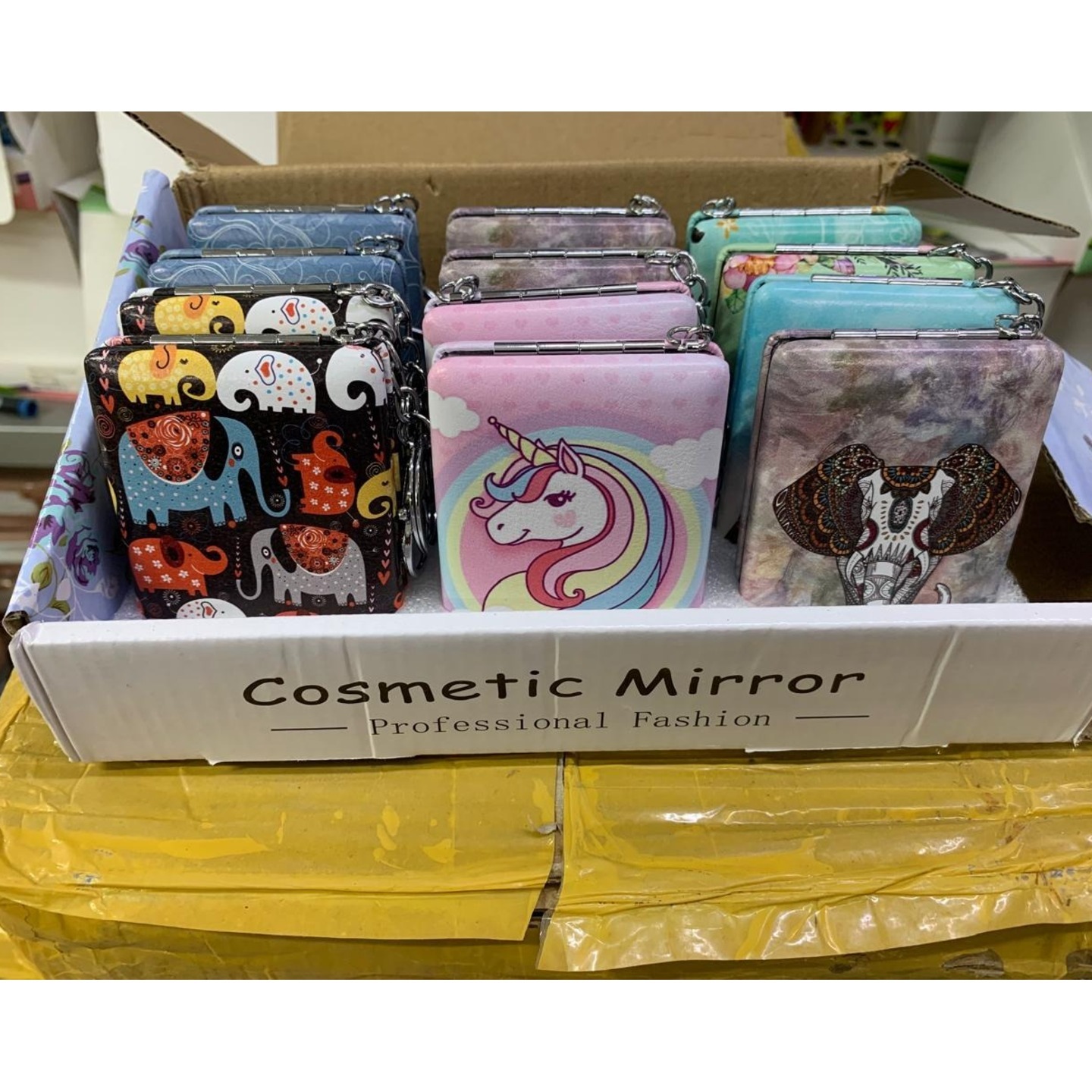 elephant mix design mirror pack of 12 