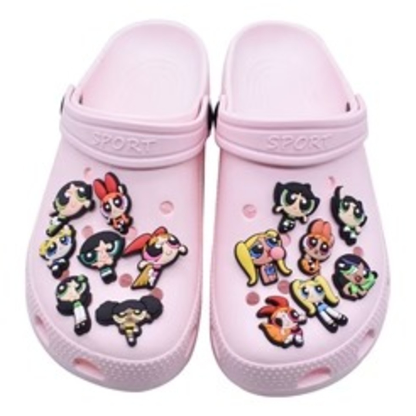 Powerpuff Girls set of 14 Shoe Croc Accesorie