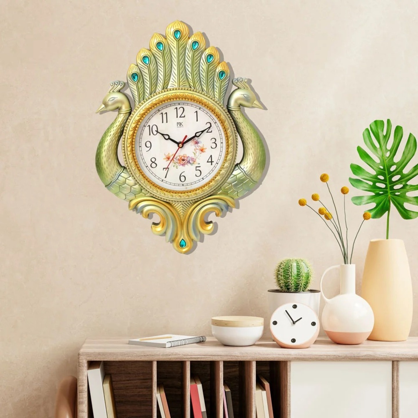 Pecoke Desgien Wall clock with glass 19 Inch ( 48.5 cm ) - 26X0086H