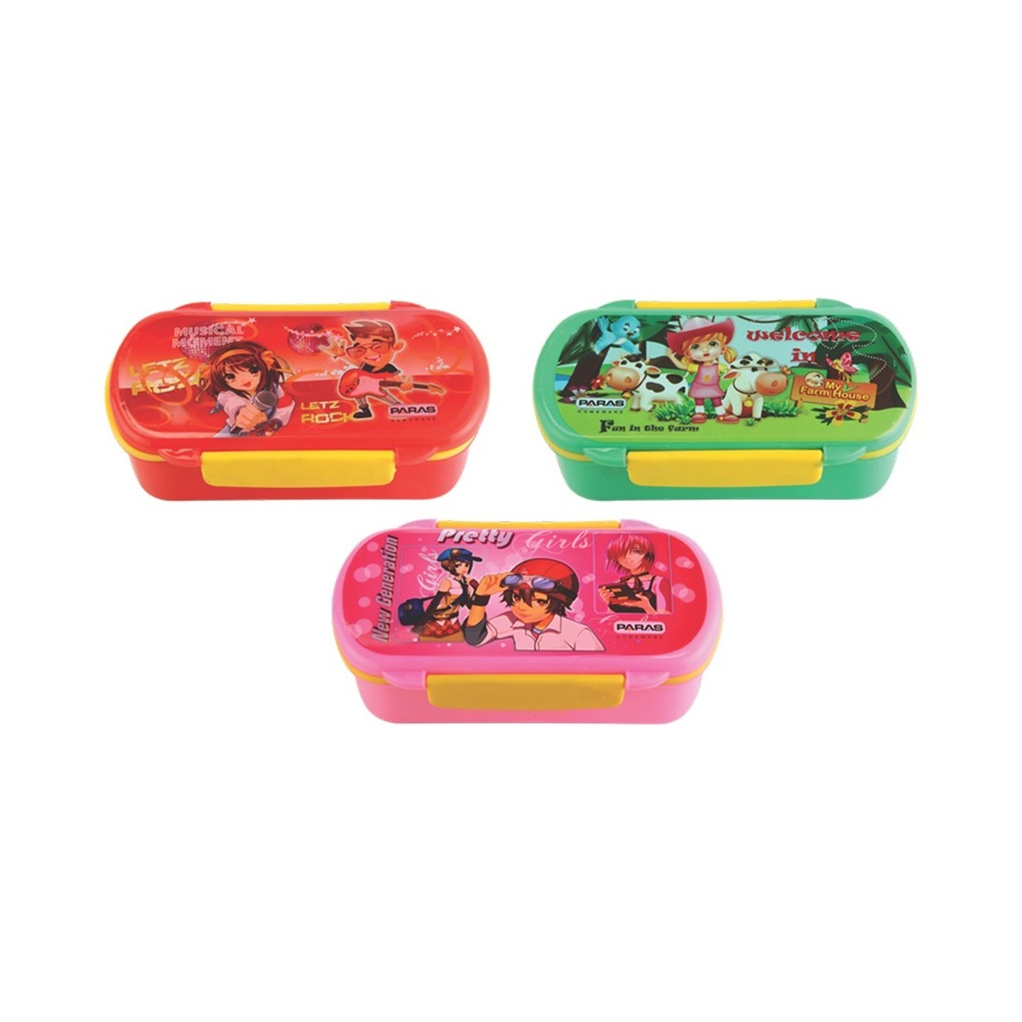 PARAS BRUNCH PACK OF 12PCS LUNCH BOX
