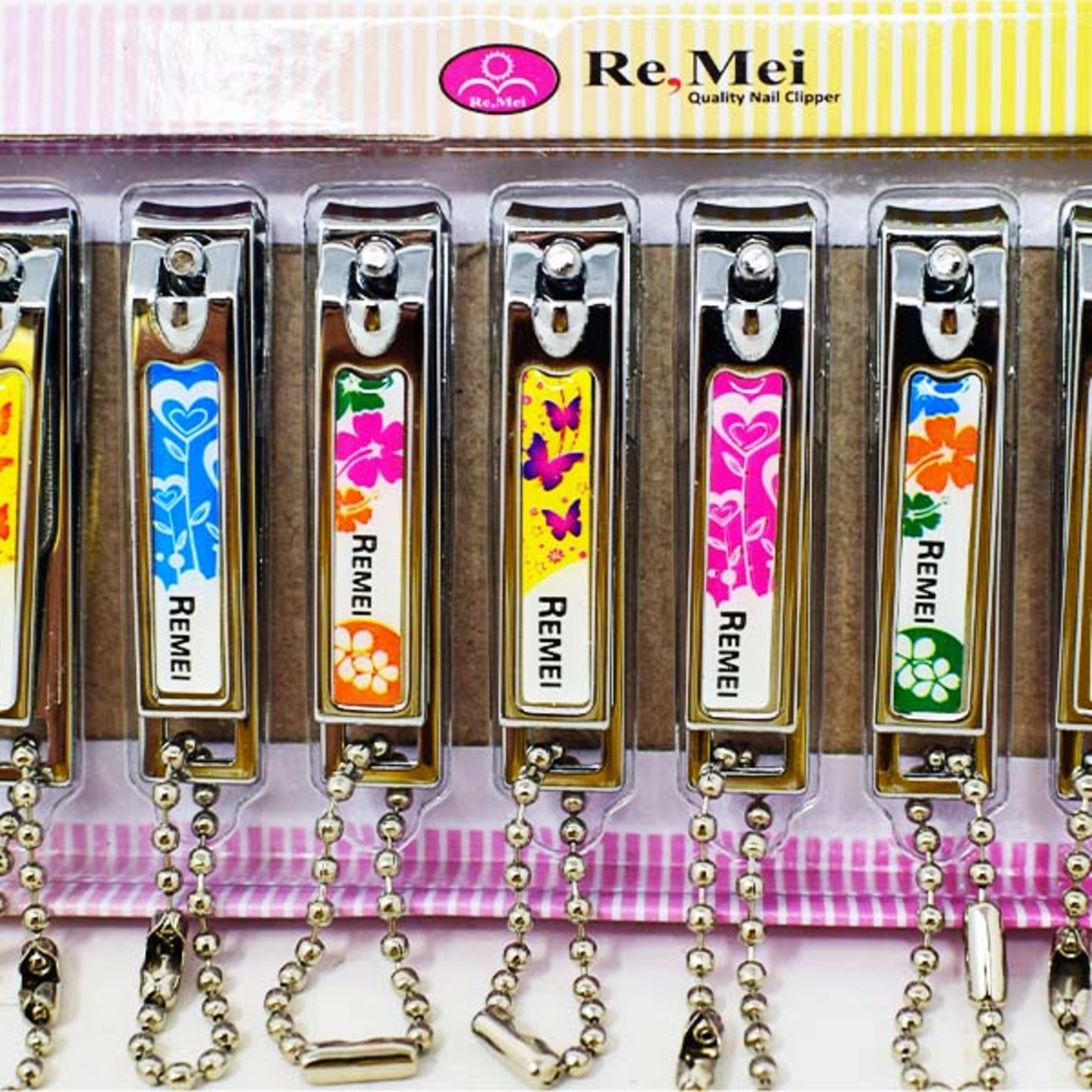 (12pc)/ box) Remei Brand Nail Cutter clipper in Printed Designs
