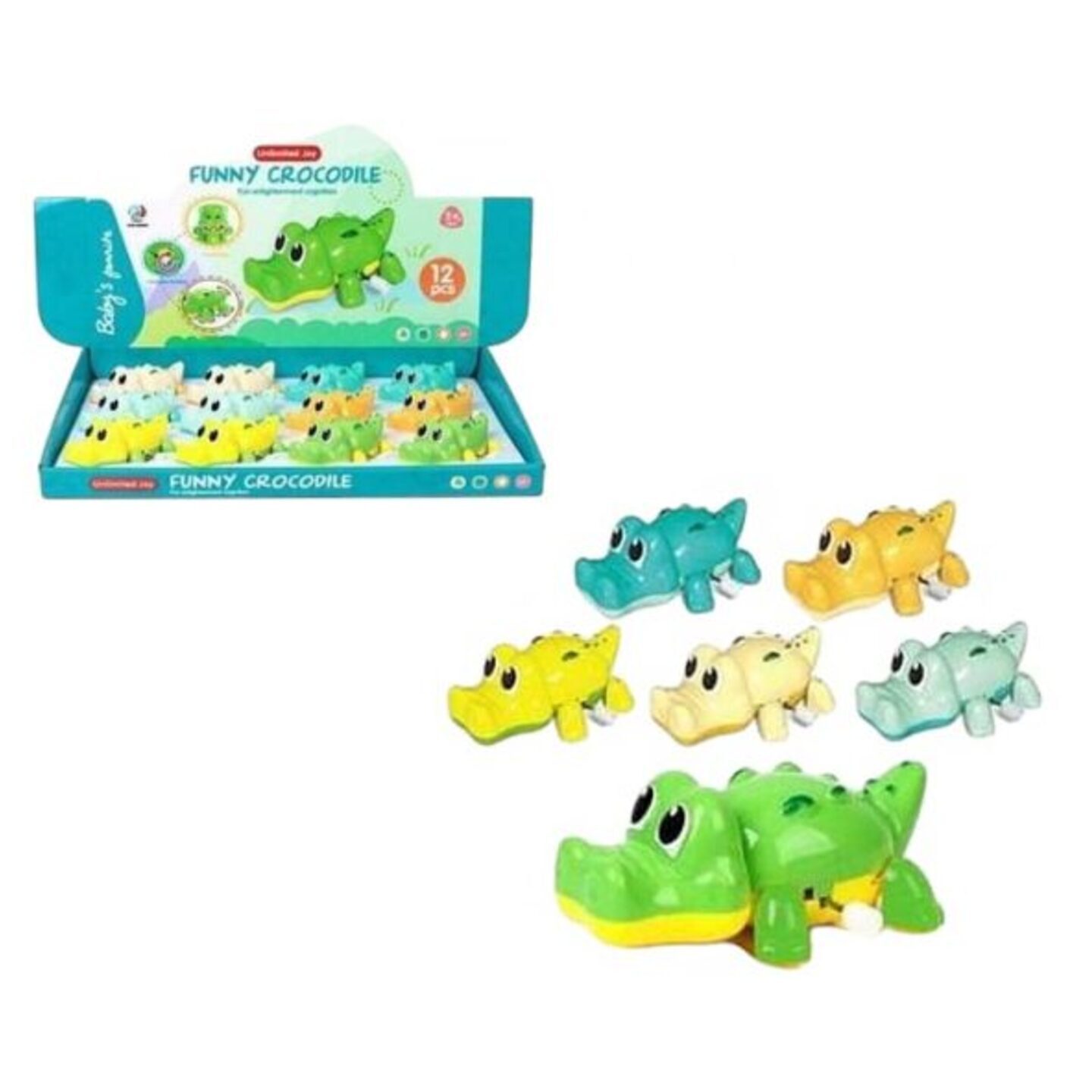 (12 Pcs) Funny Crocodile Box