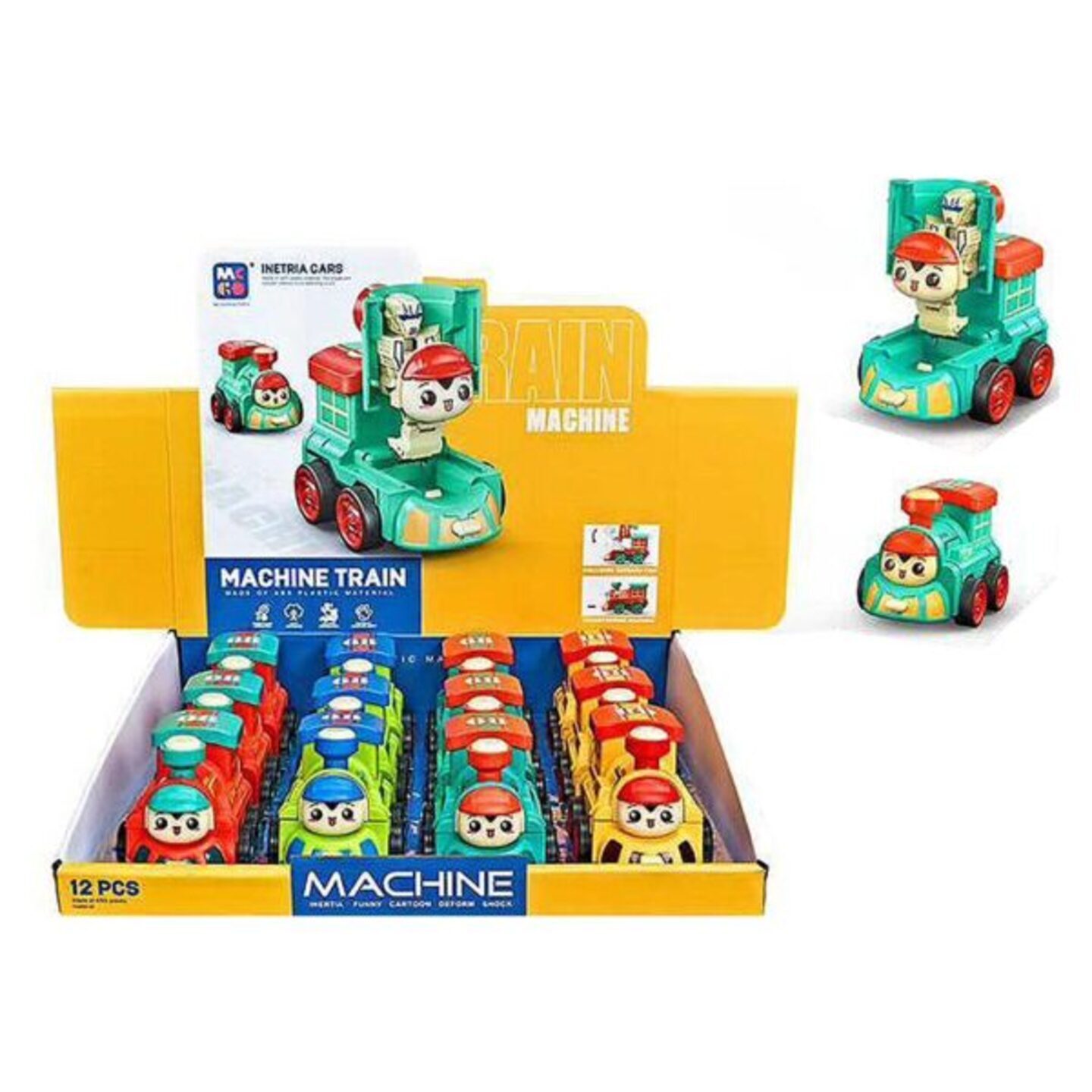 (12 Pcs) Machine Train