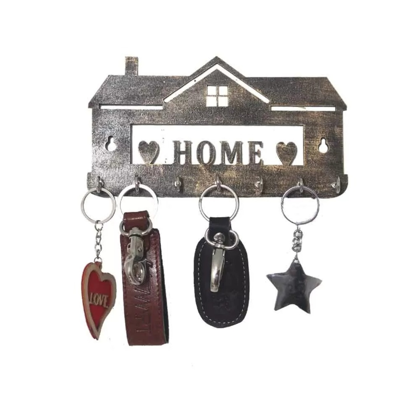 Antique Home Decor Wooden Key Holder 8 Inch ( 20.5 cm ) - 57L0096GGA