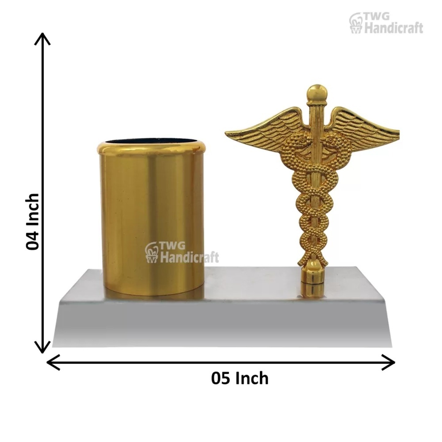 Metalic Pen Stand 4 Inch ( 10.5 cm ) - 76X0202G000XTTP