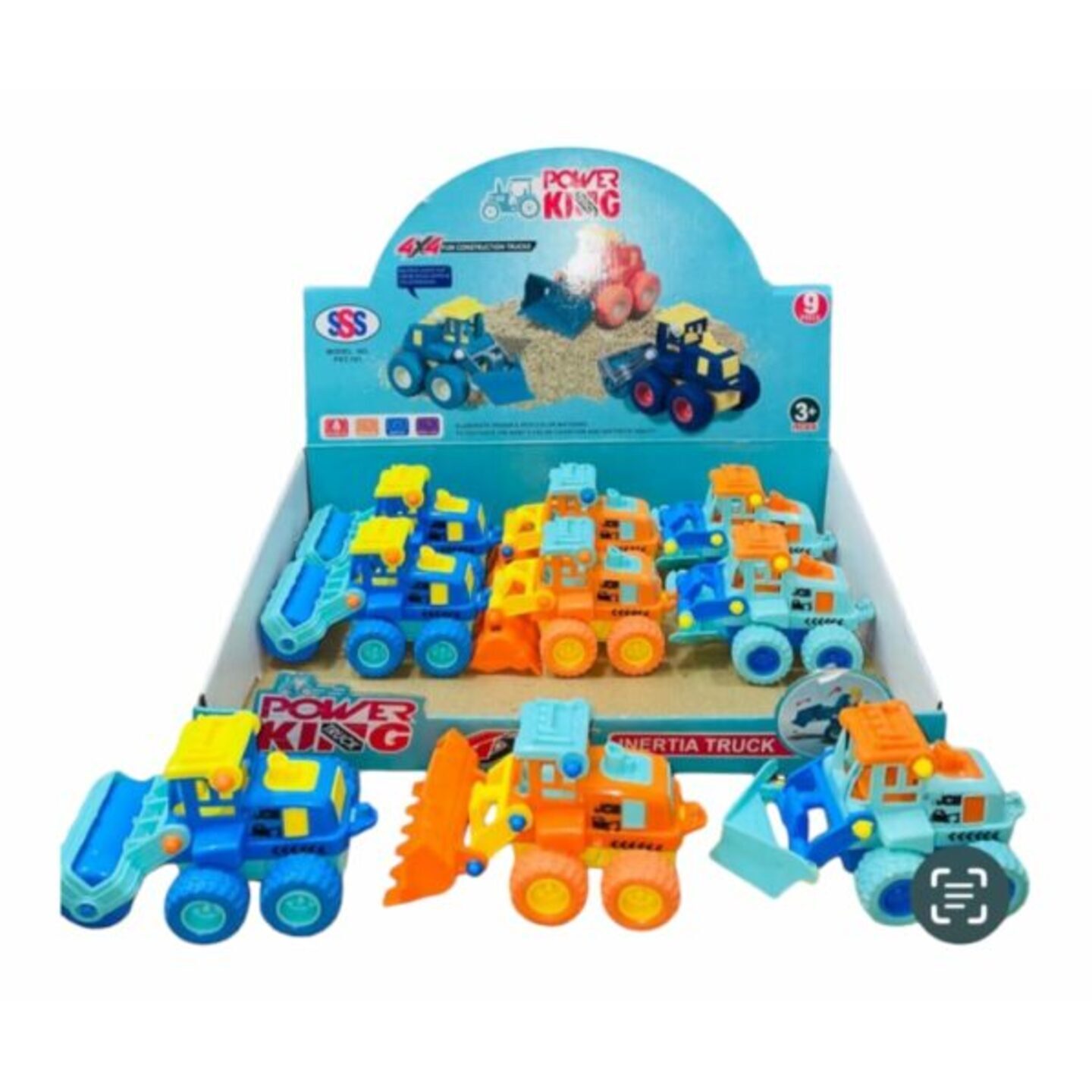 (12 Pcs) Power King Inertia Truck