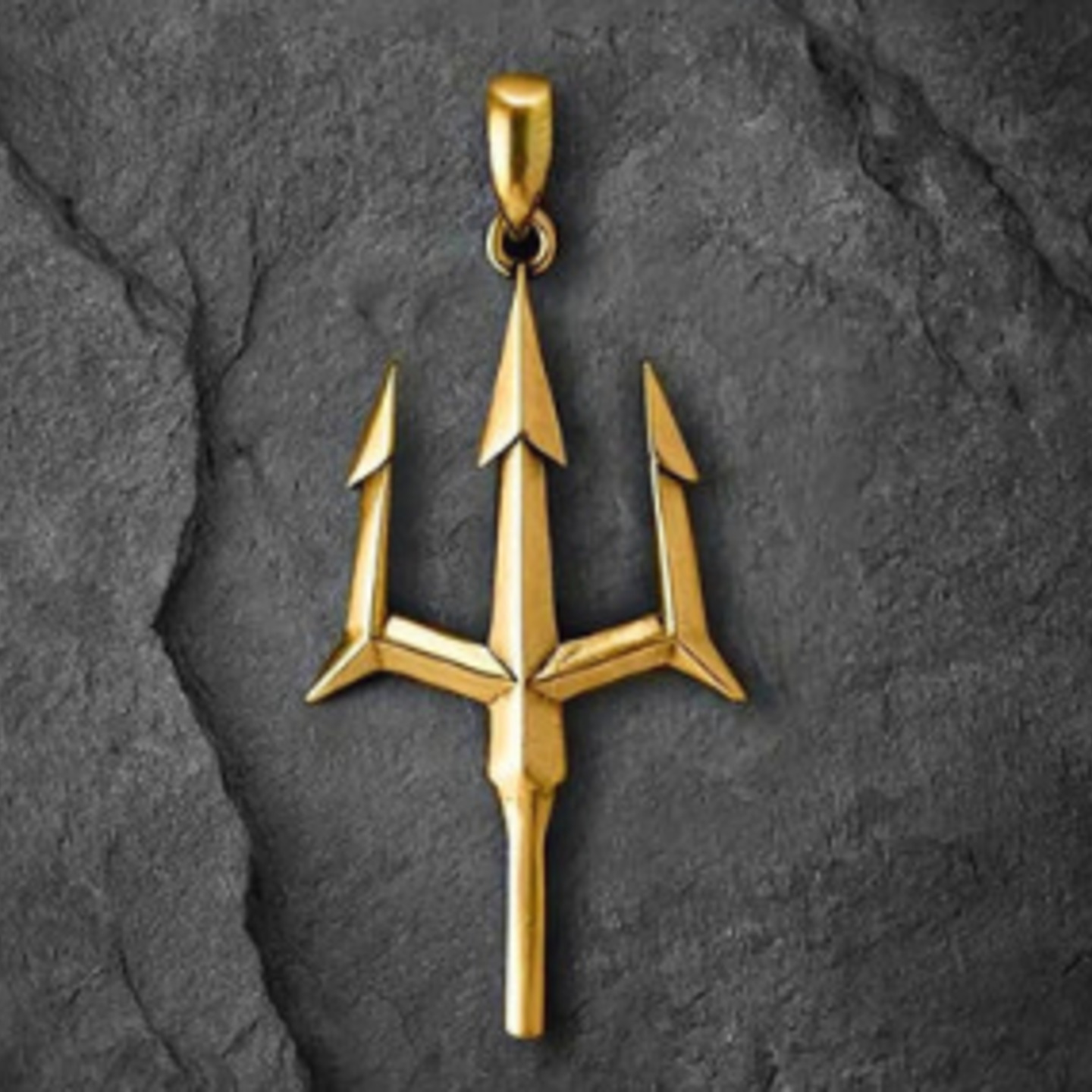 Trishul Pendant for Men and Women, Unisex Locket, Daily Wear Pendant