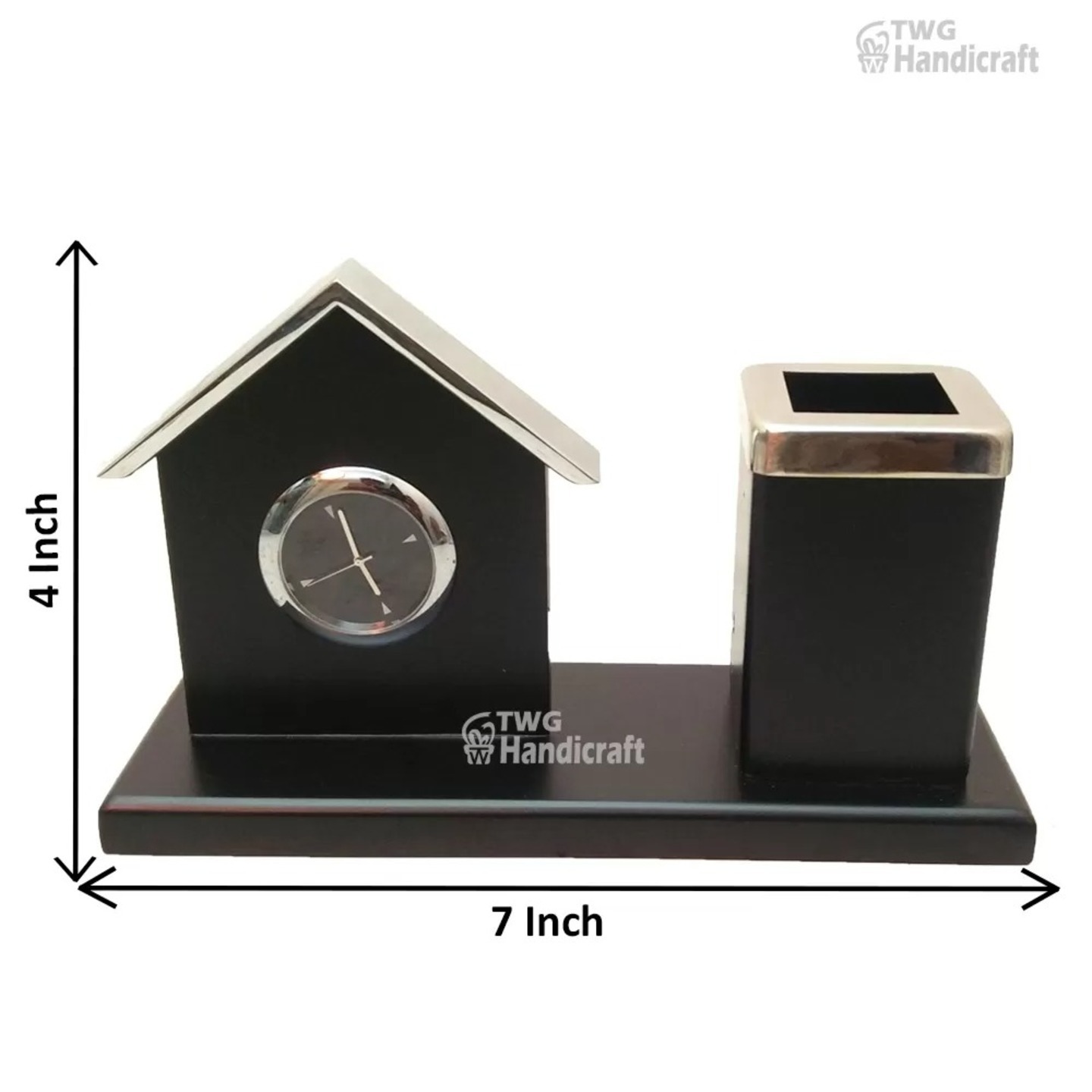 Pen Stand & Table Clock 4 Inch ( 10.5 cm ) - 28X0037S000XHET