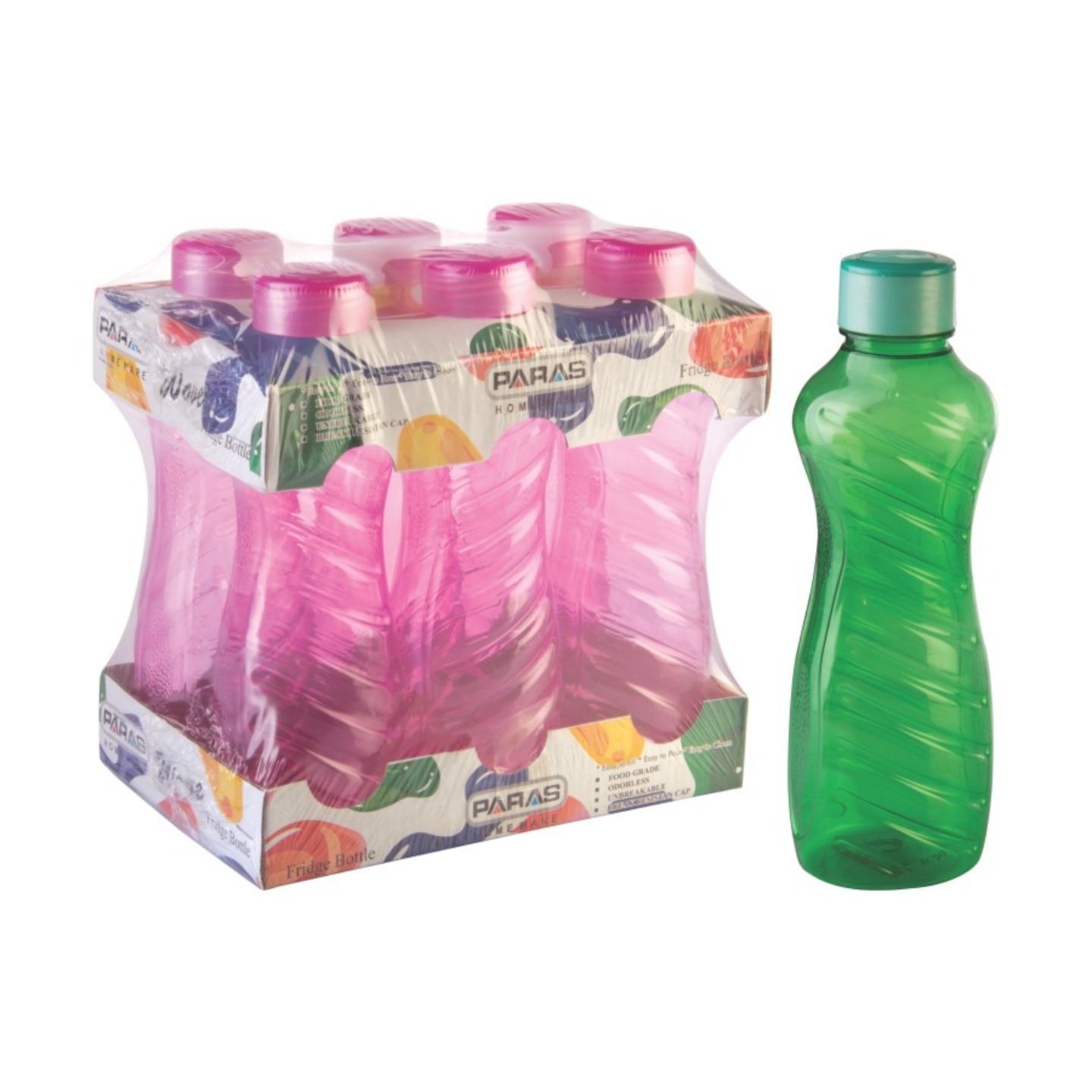 PARAS WAVE PACK OF 12PCS FRIDGE BOTTLE