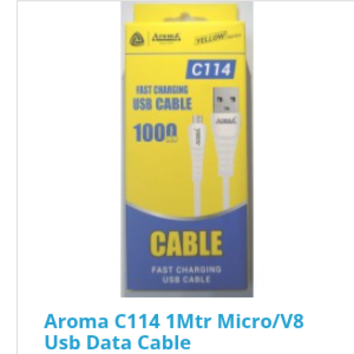 Aroma C114 1Mtr MicroV8 Usb Data Cable