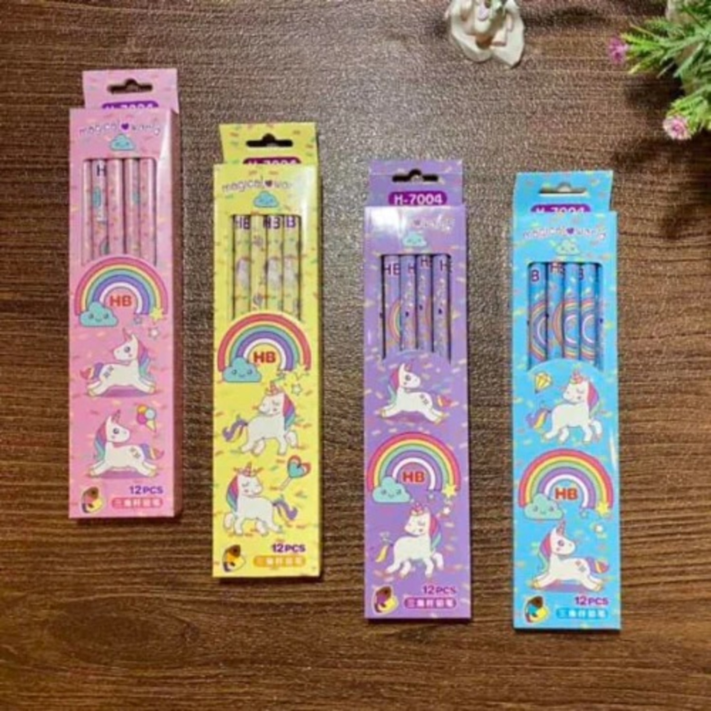12 packets- Unicorn Pencil
