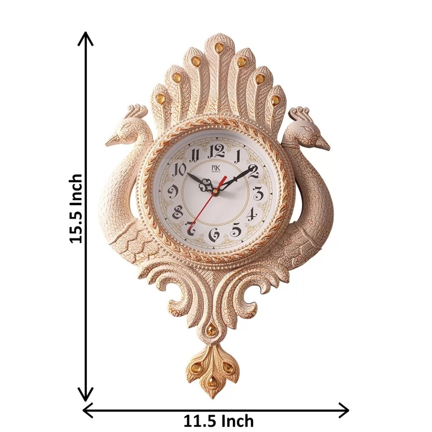Pecoke Desgien Wall clock with glass 15.5 Inch ( 39.5 cm ) - 26X0086I000XHAS