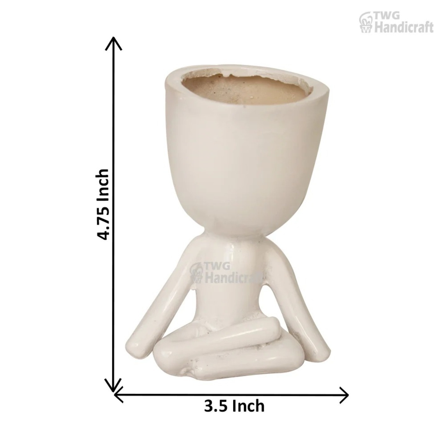 Yoga Planter Home Decorative Item 4.75 Inch ( 12.5 cm ) - 42X0064W