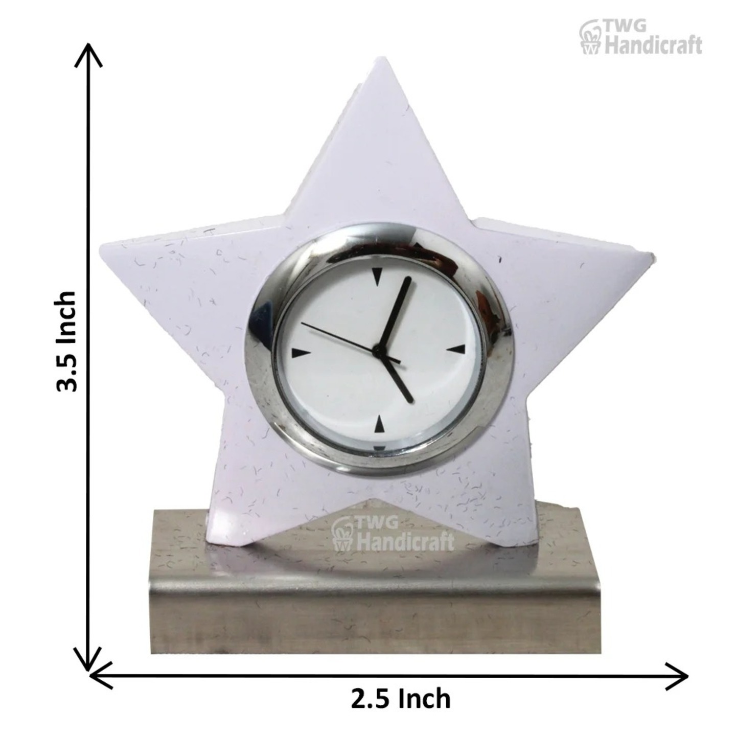 Star Shape Office Desk Clock 3.5 Inch ( 9 cm ) - 28X0023W000XTTS