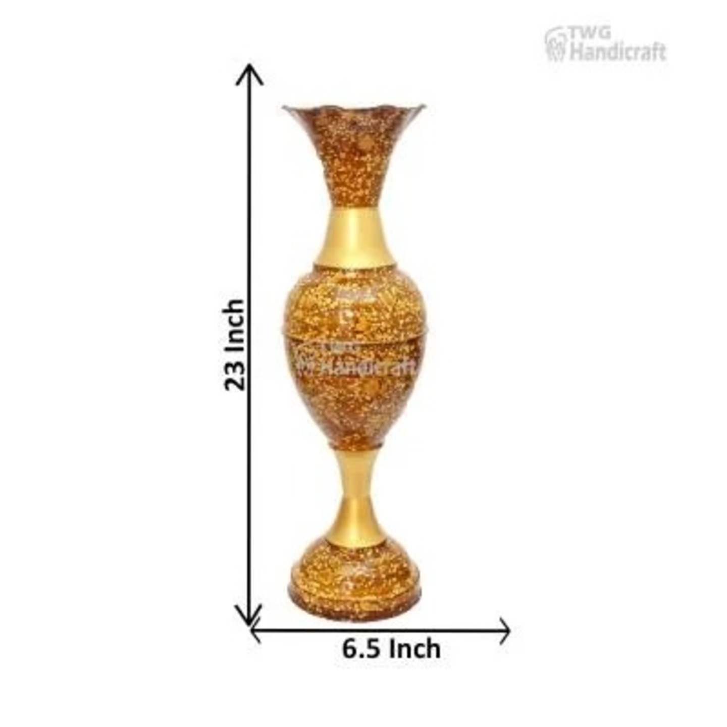 Decorative Metal Flower Vase 23 Inch ( 58.5 cm ) - 12X0298R