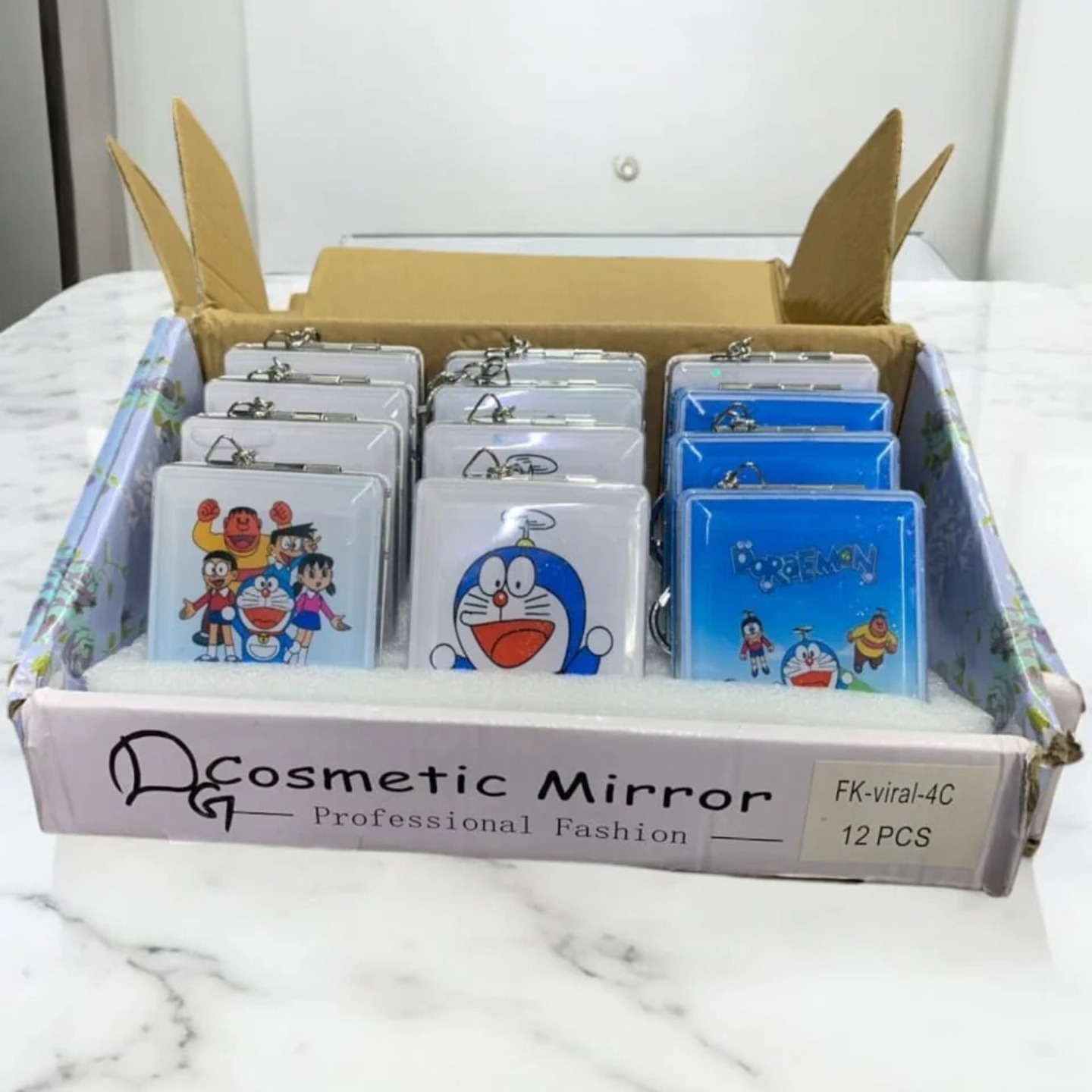 Doremon Glitter Mirror Pack of 12