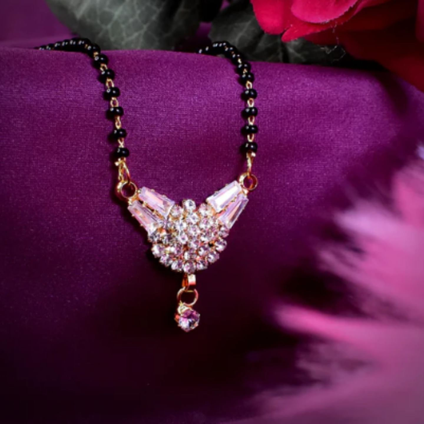 Traditional necklace for women stylish mangalsutra