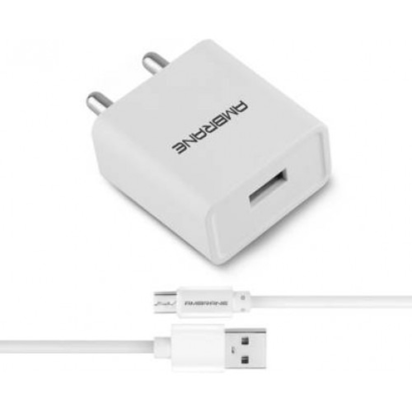 Ambrane AWC-47M 2.1A V8 Charger with DataCable