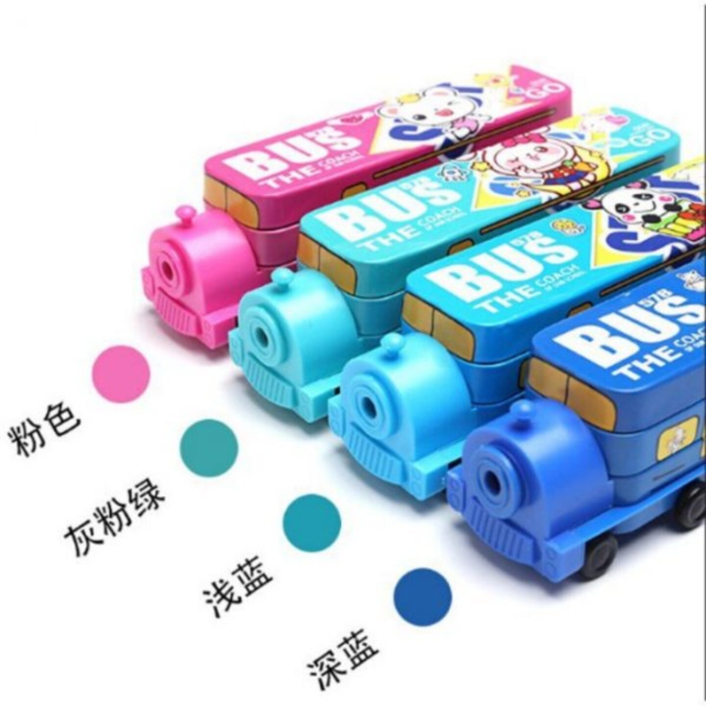bus sharpener pencil box