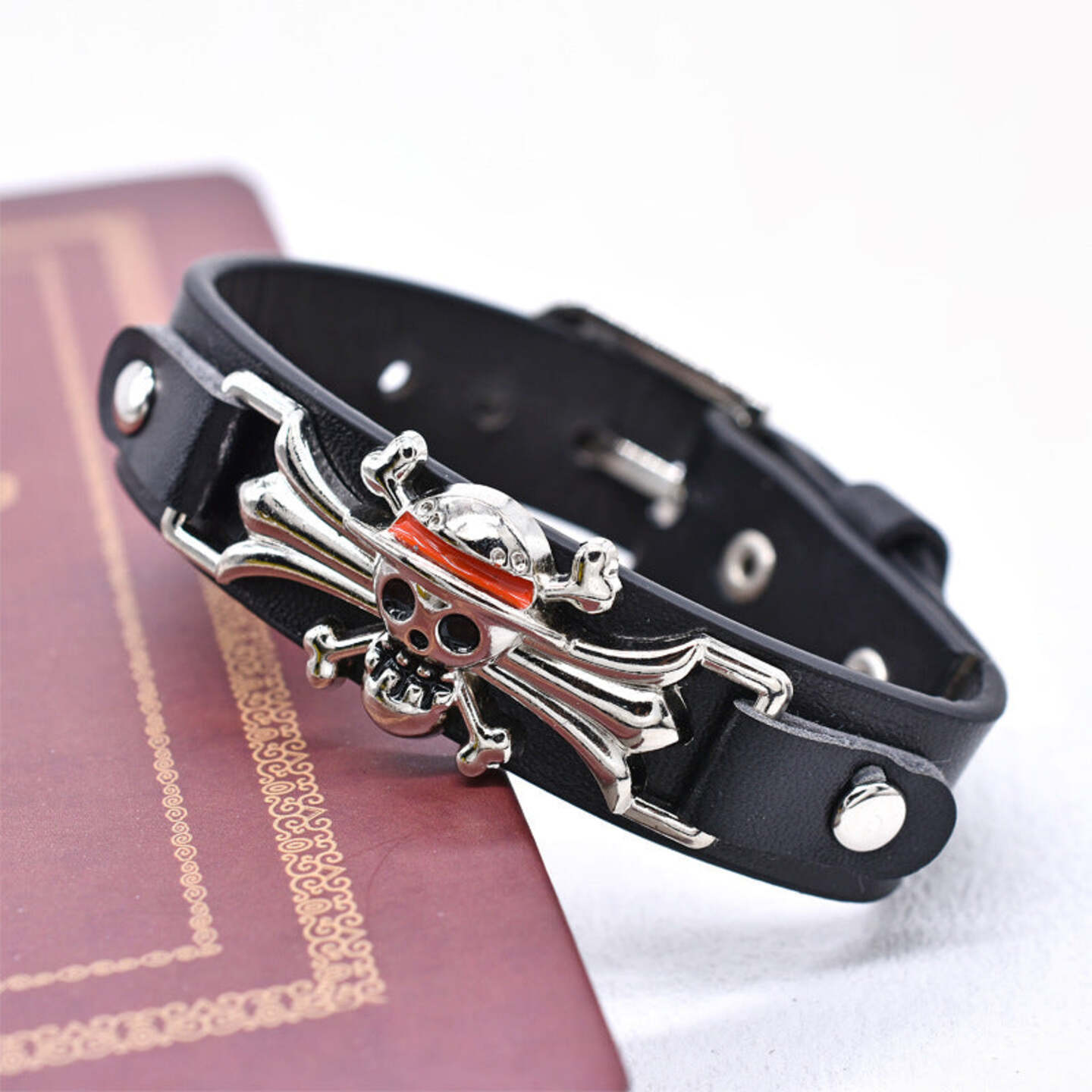 6 pcs - One piece Skull Bracelet BAND