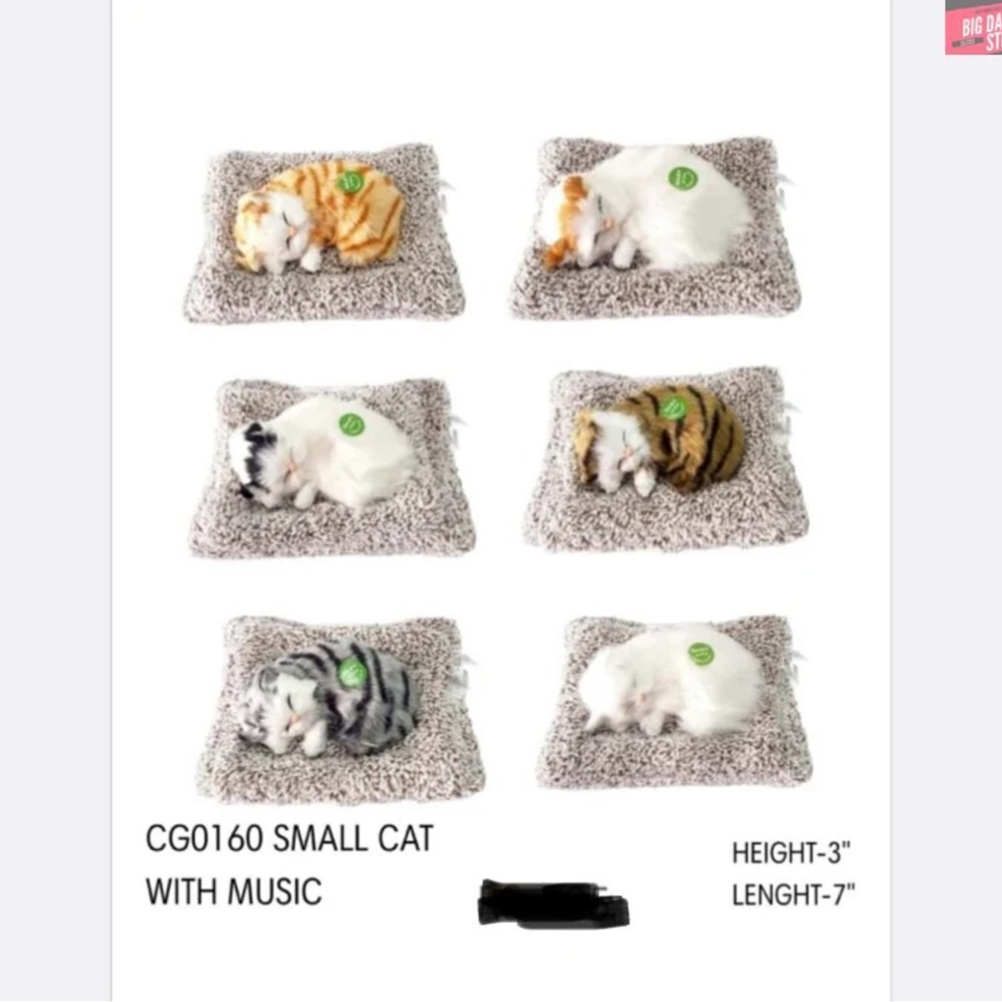 Cat/ Dog Car Dashboard with Music