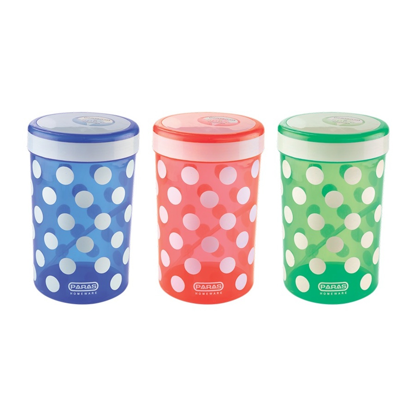 PARAS SPICE DOT PRINTED PACK OF 12PCS CONTAINER