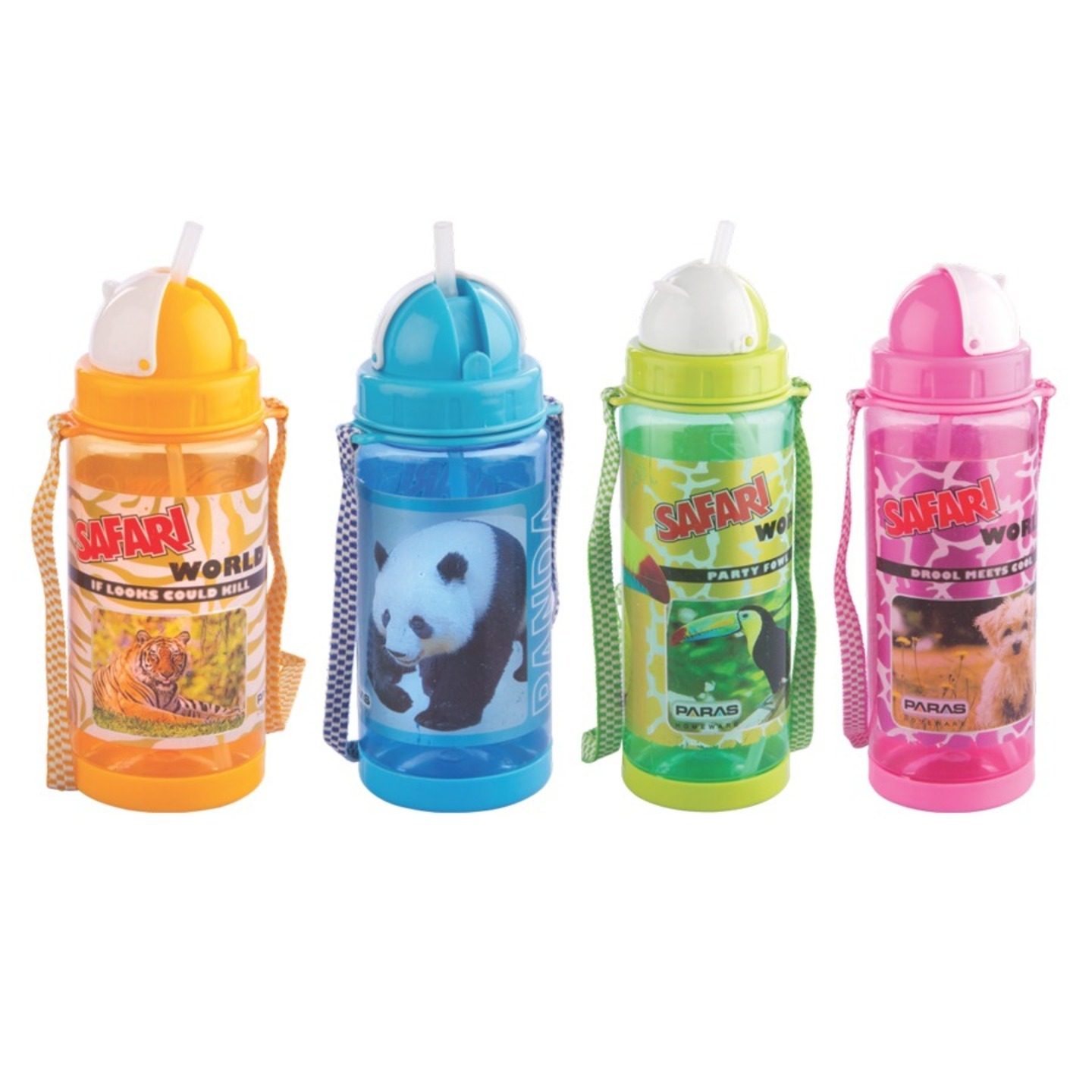 PARAS SAFARI PACK OF 12PCS SCHOOL BOTTLE