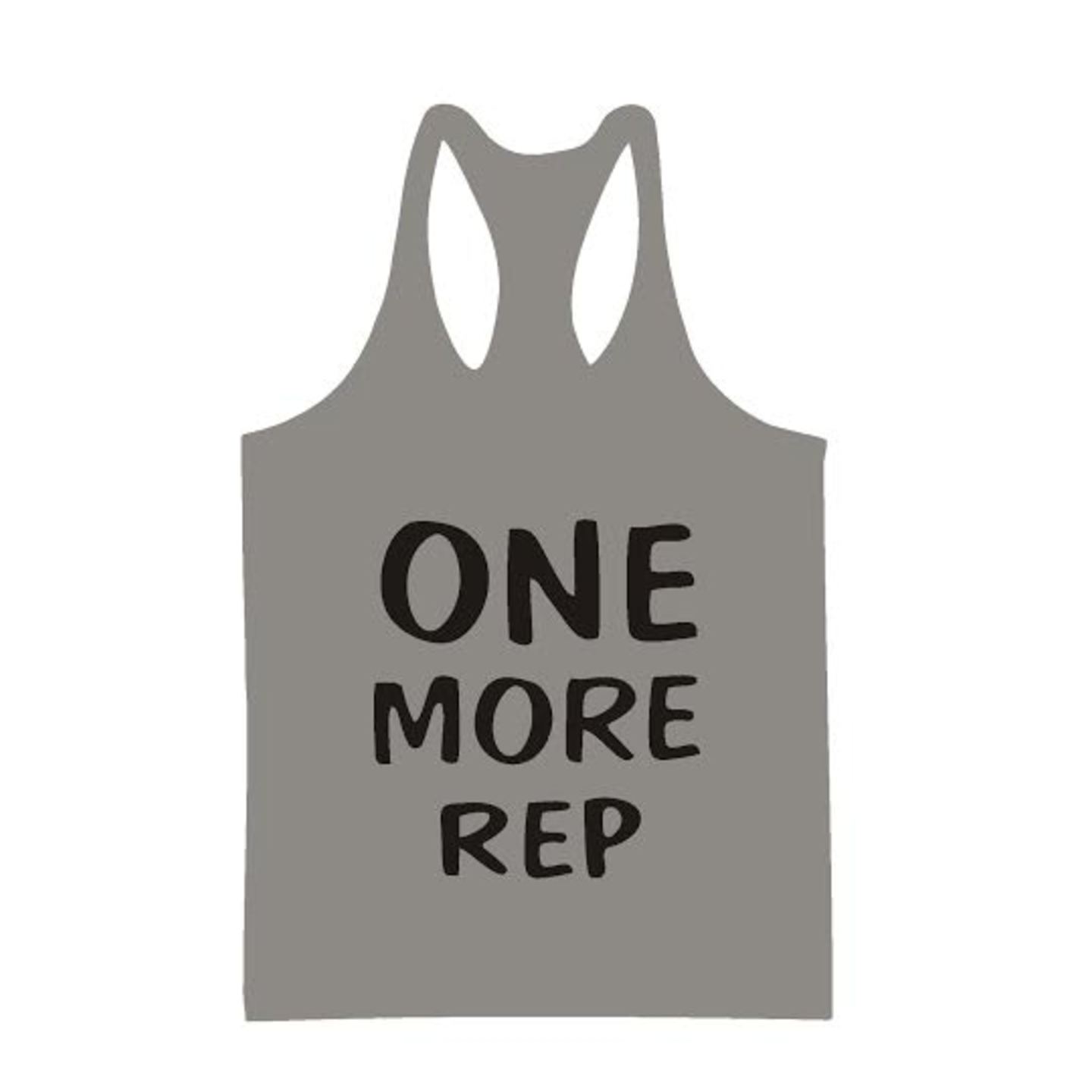 ONE MORE REP GREY STRINGER