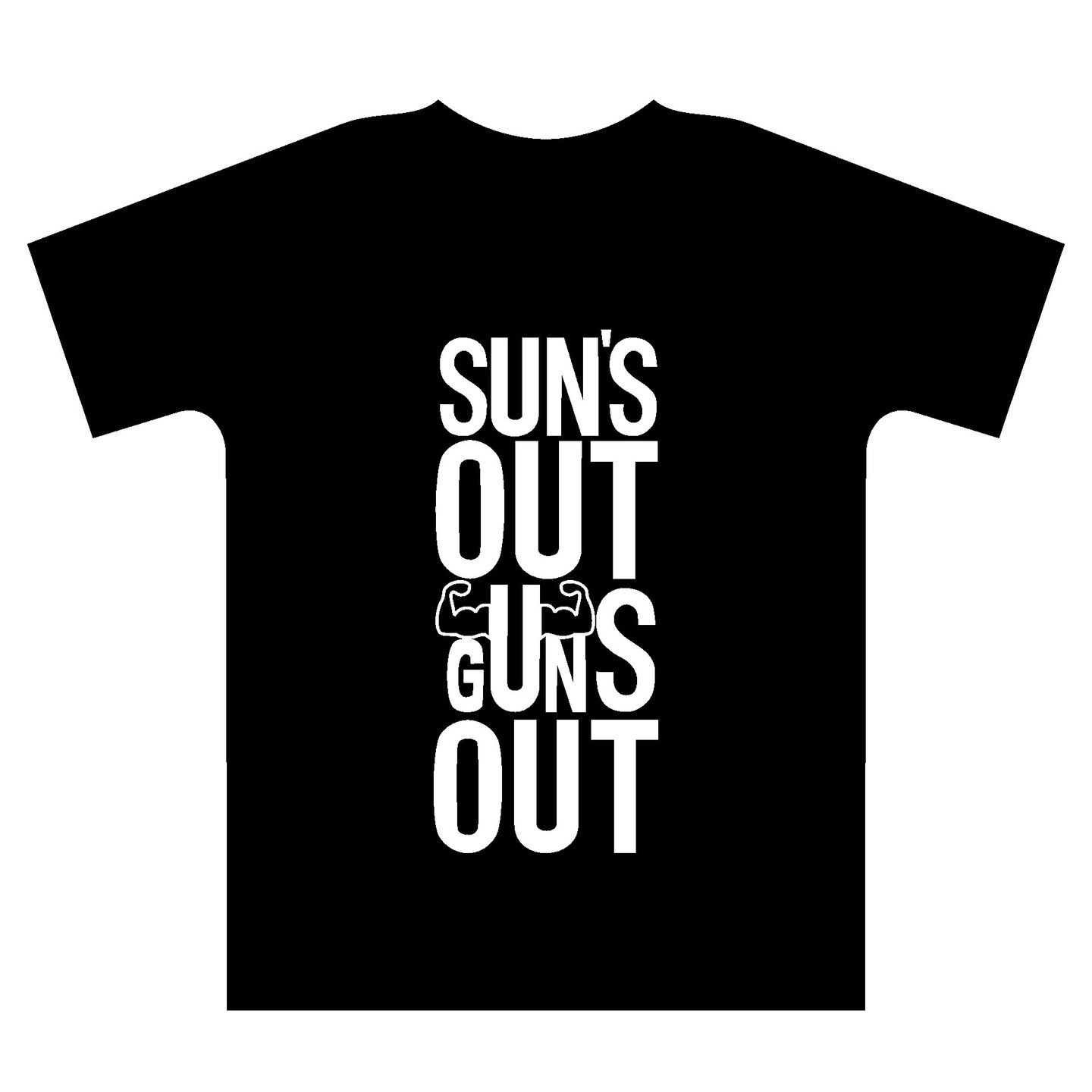 SUN'S OUT GUN'S OUT TSHIRT