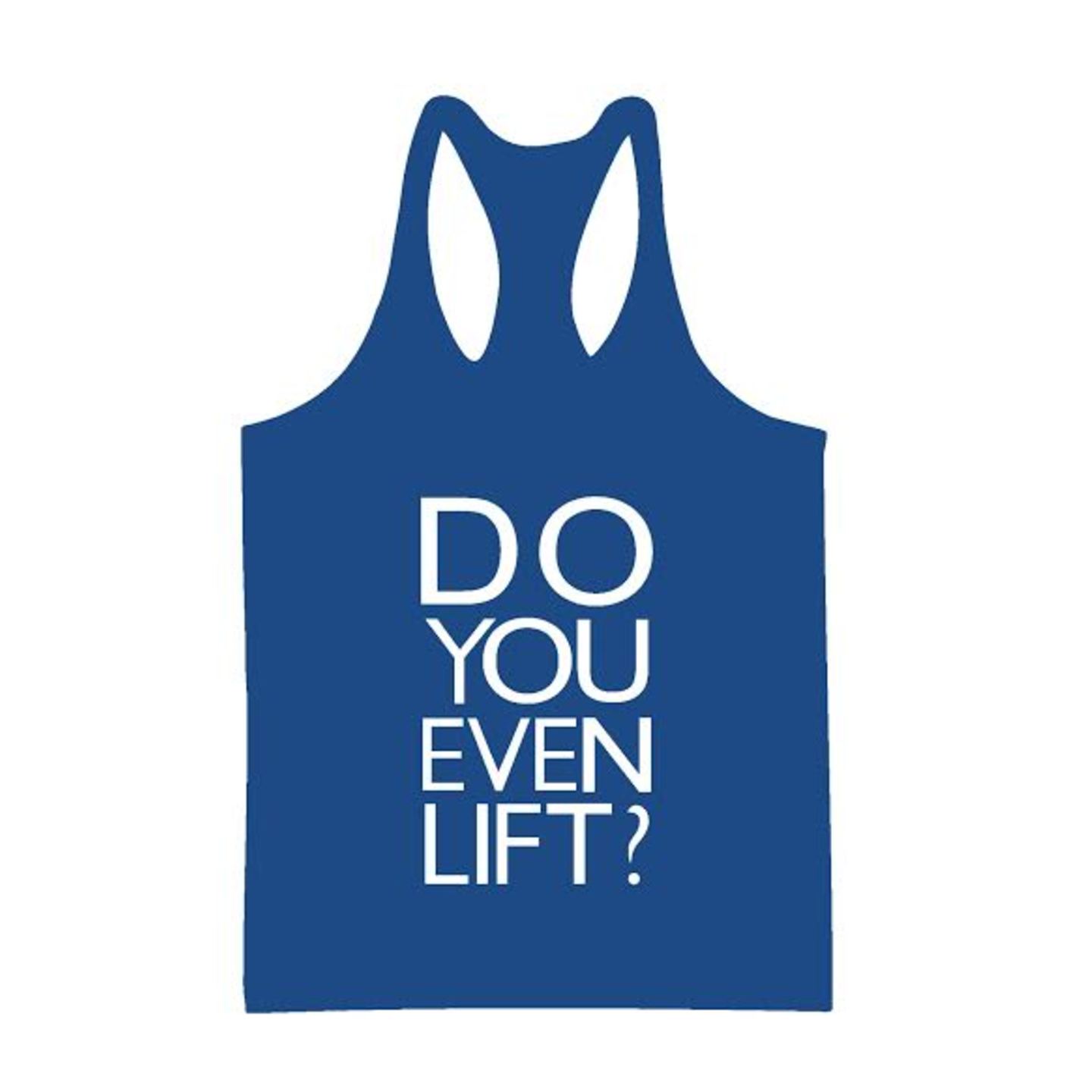 DO U EVEN LIFT BLUE STRINGER