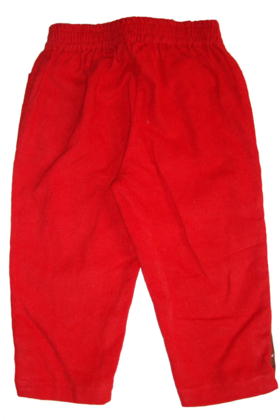Infants Cord Pants Red
