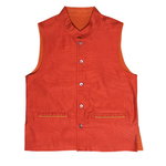 Rust Nehru Jacket