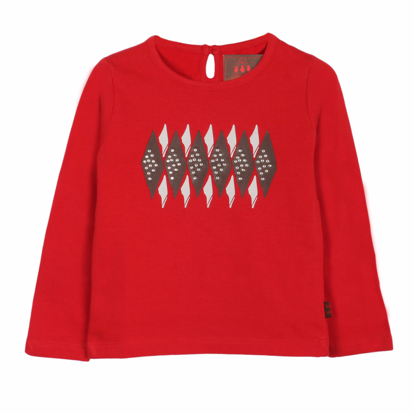 Argyle Tee Red