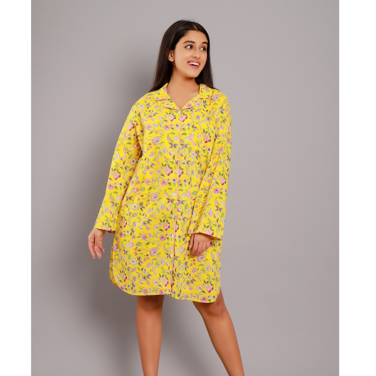 Pom Jaal Nightshirt Yellow