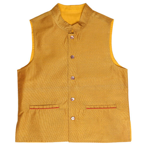 Mustard Yellow Nehru Jacket