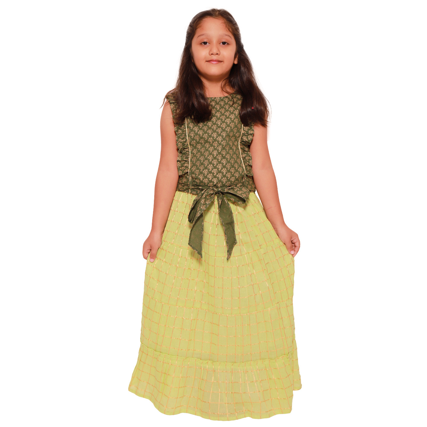 Hema Green Lehenga Choli Set