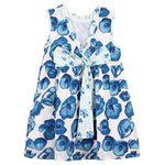 Printed Dress Simmy Floral Blue