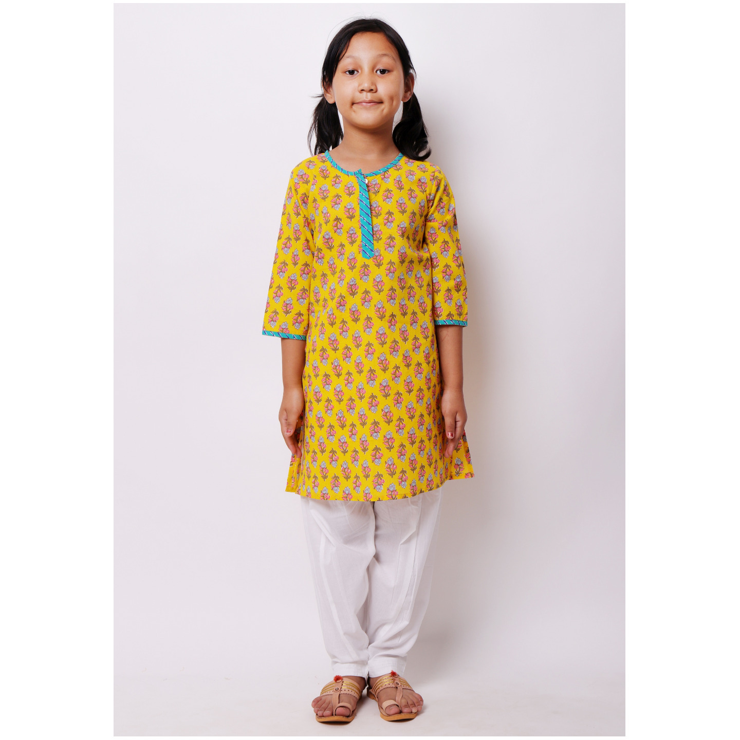 Sawan Yellow Kurta Set
