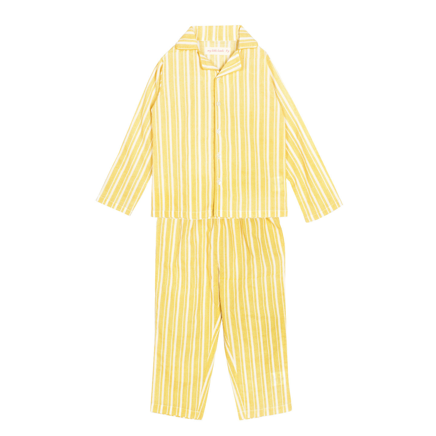 Zig Zag Stripe Yellow Night Suit